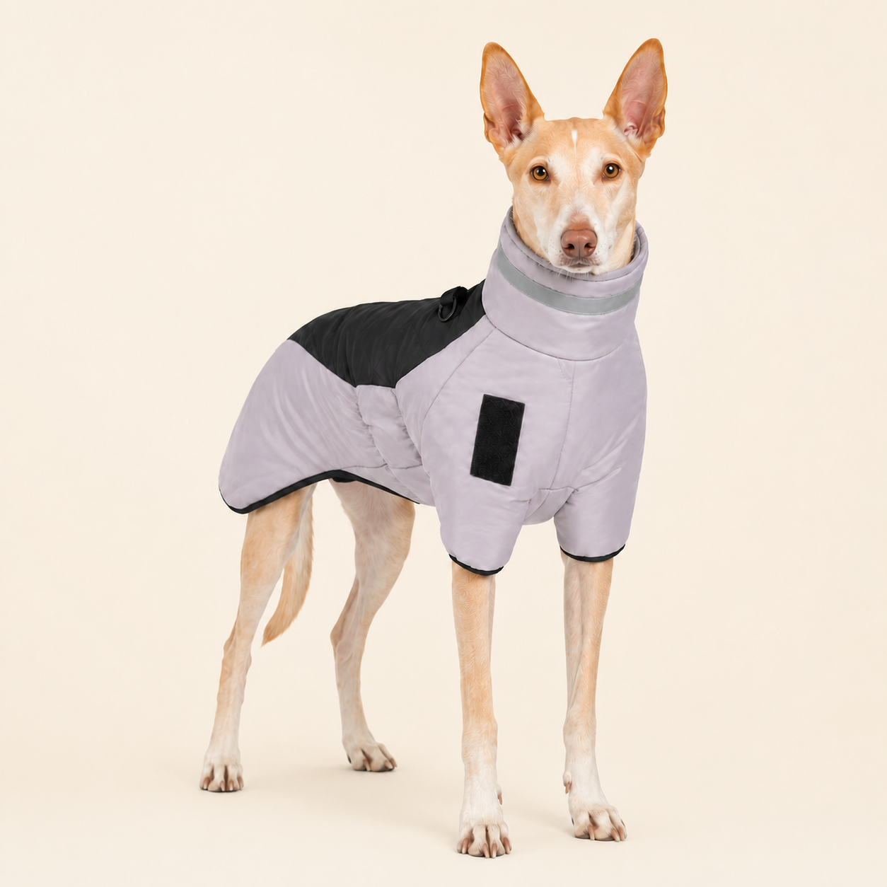 Abrigo Impermeable de Invierno para Perros — Cuello Reflectante